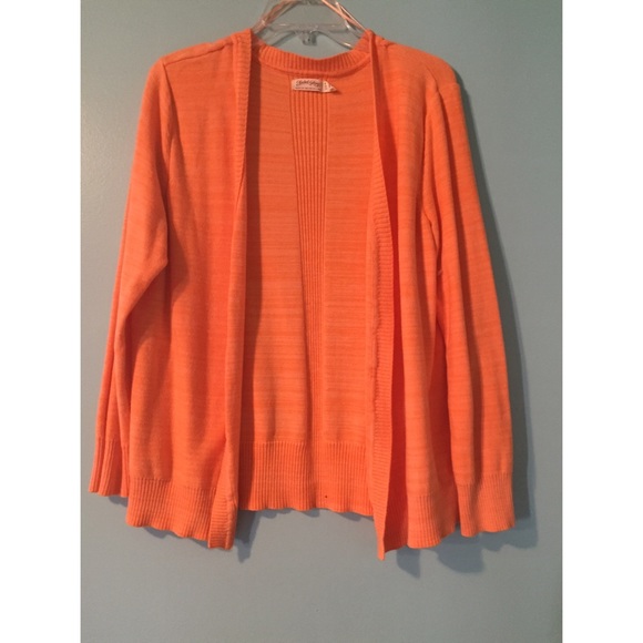 Orange Cardigan