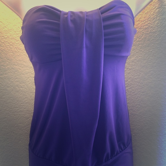 Purple strapless tank from wet seal size medium
