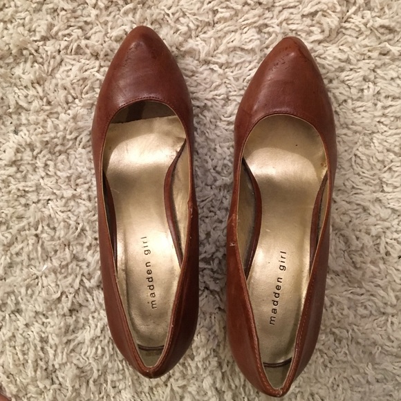 Brown Tan 3 inch heels