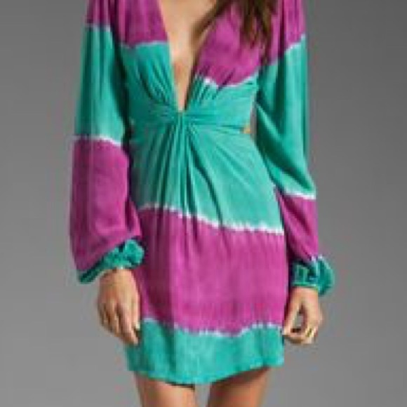 Planet Blue Front Twist Dress