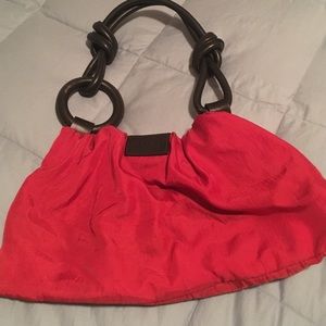 Red sequoia purse