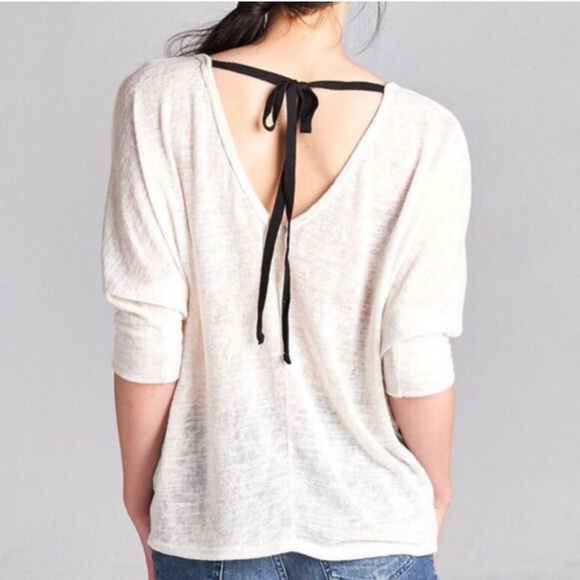 Super Cute Shirt Tie Back Bow ONLY MEDIUM LEFT! - Picture 3 of 4