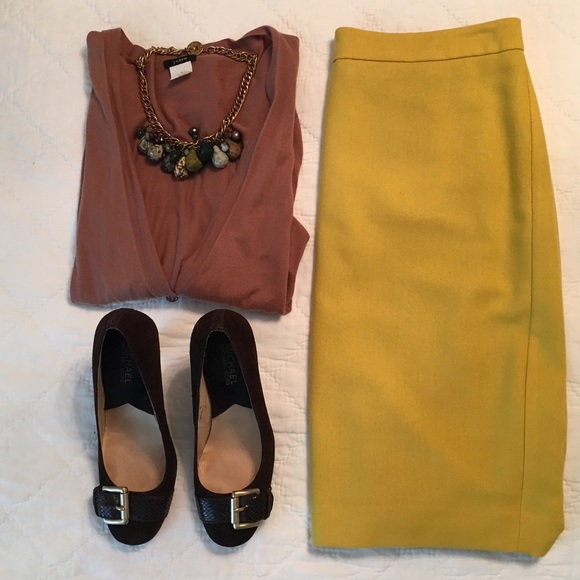 Michael Kors dark brown suede leather heels 7.5