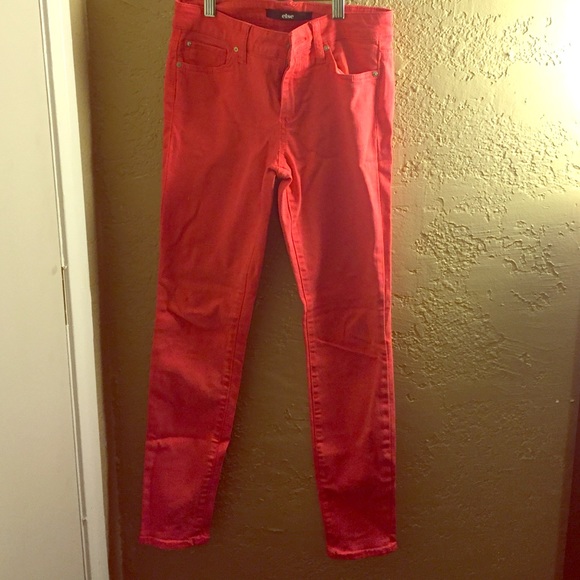 Pink jeans