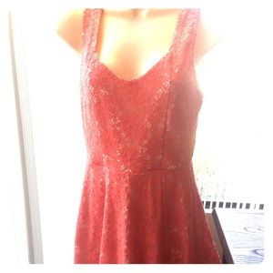 Wet seal lace dress size large. Form fitted.