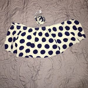 Polkadot swimsuit top