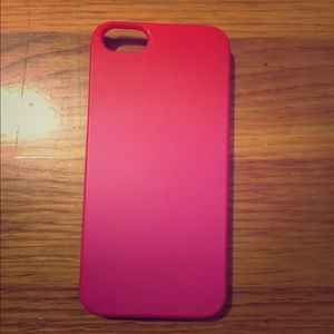 Red to pink ombré case