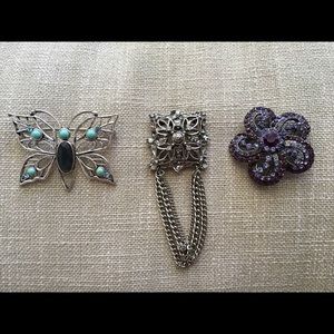 Bundle of 3 Broches