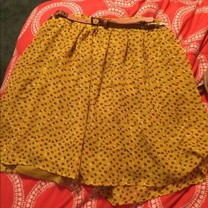 Mossimo Supply yellow skirt