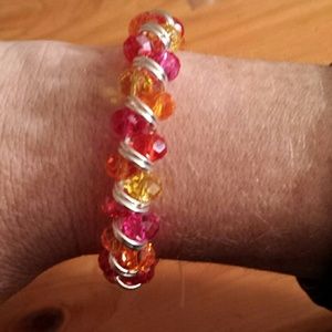 *SALE*Hand made hippy/boho beaded bracelet