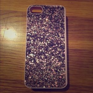 Glitter iPhone wallet case