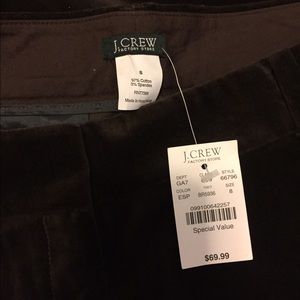 Chocolate brown velvet pants