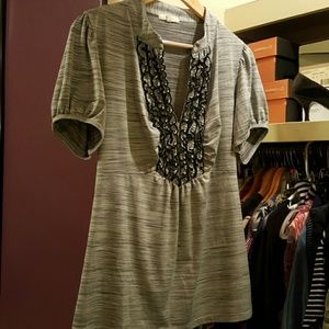 Polyester dress shirt