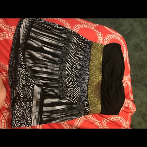 Strapless Charlotte Russe top