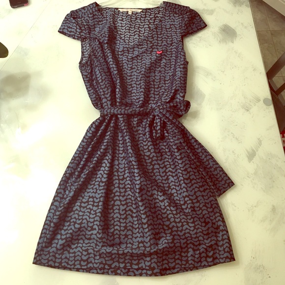 Adorable Rachel Roy blue and black mini dress 👗