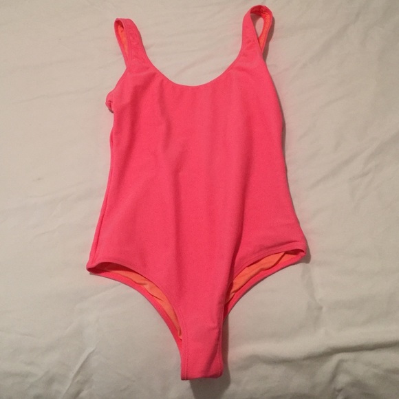 Pink one piece