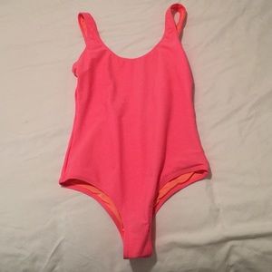 Pink one piece