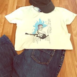 Jimi Hendrix guitar hero tee