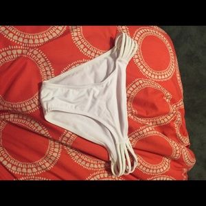 Victoria's Secret white bikini bottoms