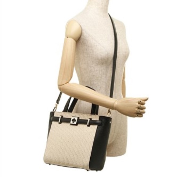 Kate Spade Houston street straw satchel - Picture 4 of 4