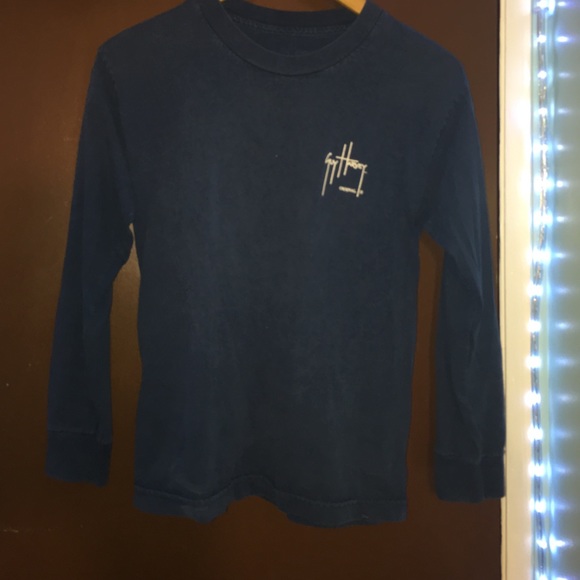 blue Guy Harvey shirt