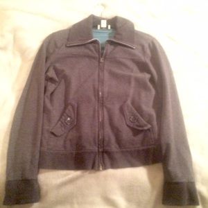 Ann Taylor LOFT casual sweatshirt jacket