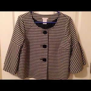 Cropped Pattern Peacoat