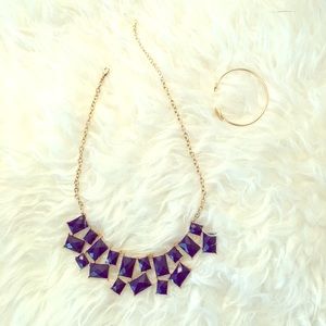 Blue Statement necklace