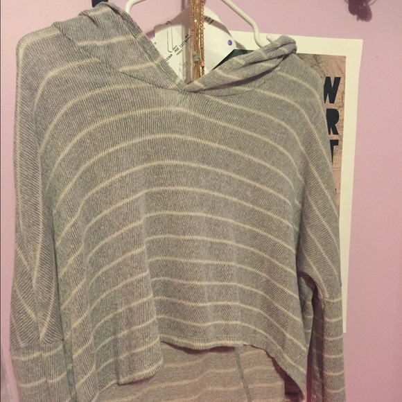 Hollister cropped sweater