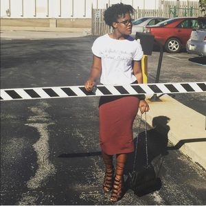 Asos Midi Pencil Skirt