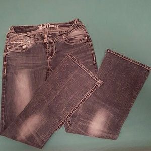Dark wash stretch jeans