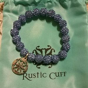 Cinderella Blue Rustic Cuff