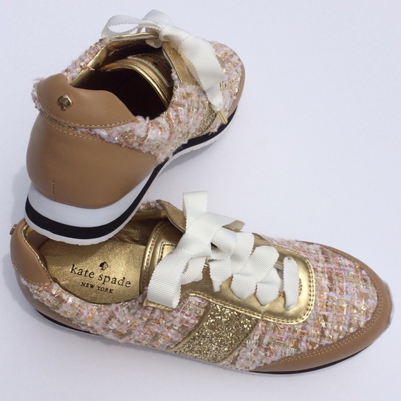 ✨HPKS  NEW YORK SYDNEY TWEED JOGGING SNEAKER - Picture 3 of 4