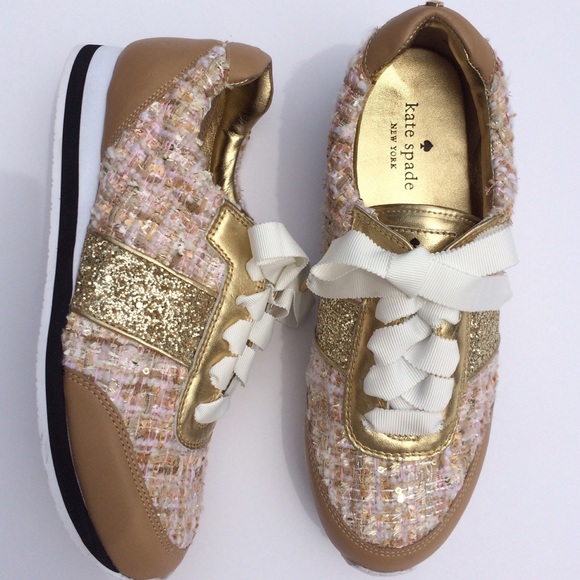 ✨HPKS  NEW YORK SYDNEY TWEED JOGGING SNEAKER - Picture 4 of 4