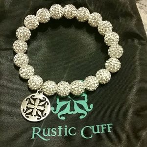 White Rustic Cuff brand new