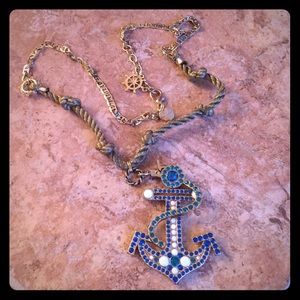 🌊🏝Betsey Johnson anchor necklace🌊🏝