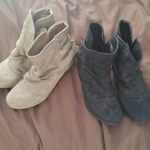 SOLD!! 2 pairs of booties-