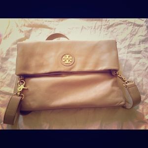 Tory Burch fold over purse/ clutch