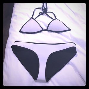 TRIANGL white bikini set