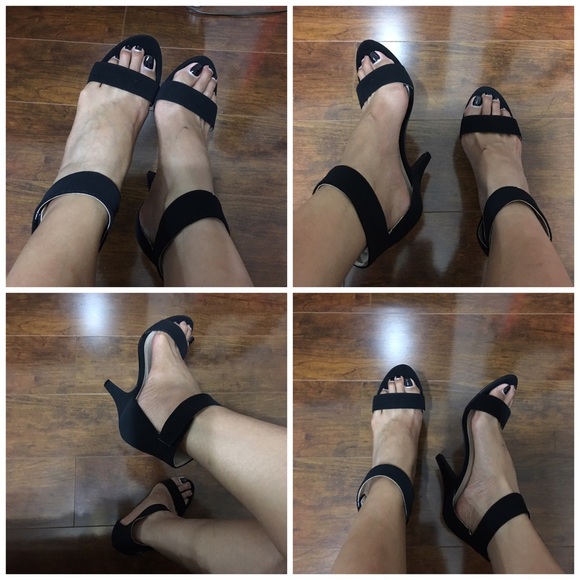 black nubuck heels - Picture 4 of 4