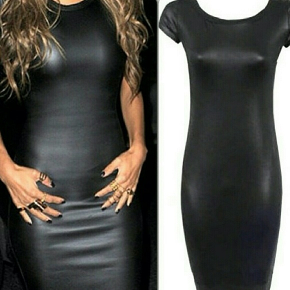 Faux leather dress - Picture 1 of 1