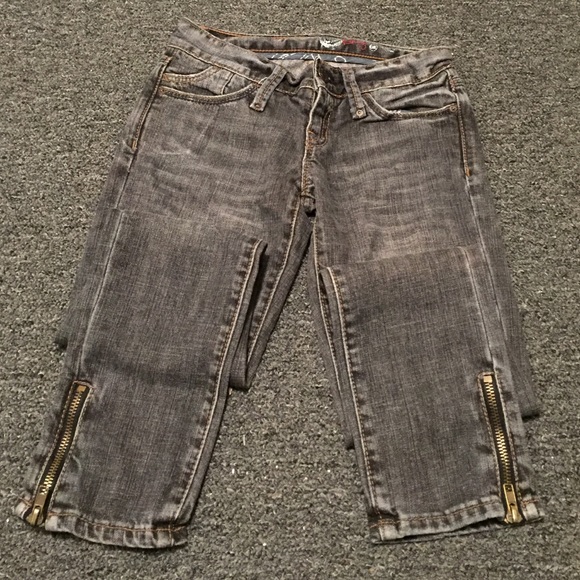 Ankle Zipper Jeans