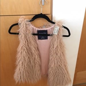 Faux fur vest