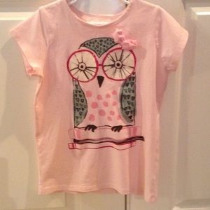 Girls owl shirt