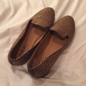 MIA Jeweled Loafer Flats