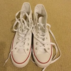 NEW White High-Top Converse