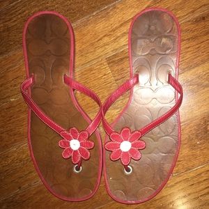 Coach Flip Flops