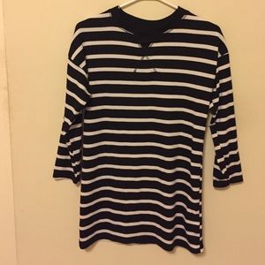 Stripe T-shirt Dress