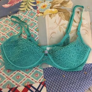 NWOT Free People Lace Underwire Demi Bralette