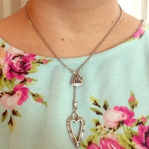 Brighton double heart necklace